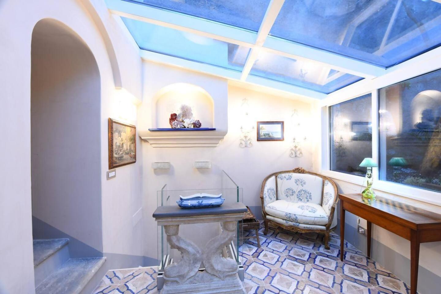 Perla Nel Blu Villa Affacciata Sul Mare Conca dei Marini Exterior photo