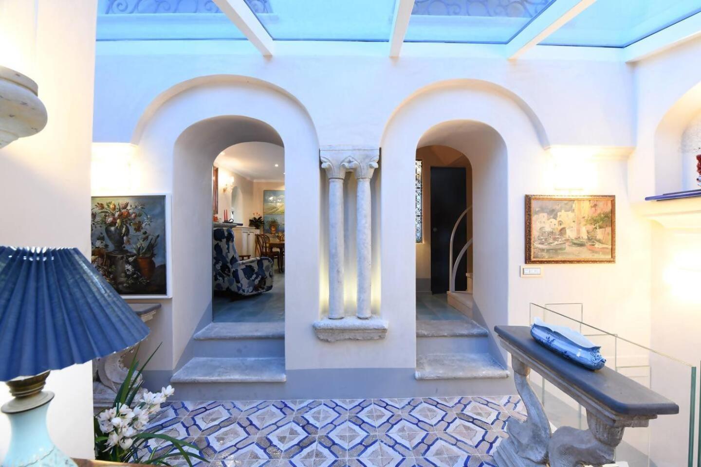 Perla Nel Blu Villa Affacciata Sul Mare Conca dei Marini Exterior photo