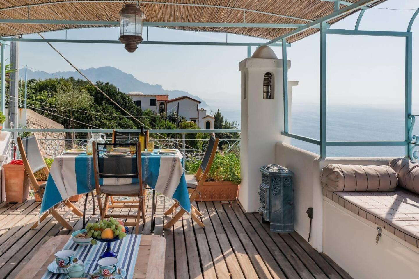 Perla Nel Blu Villa Affacciata Sul Mare Conca dei Marini Exterior photo