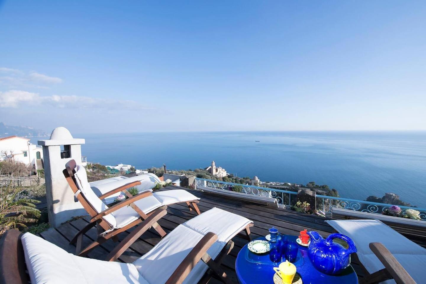 Perla Nel Blu Villa Affacciata Sul Mare Conca dei Marini Exterior photo